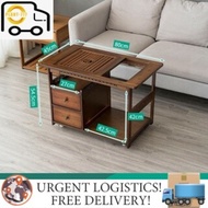 PL-7  Table Mobile Tea Table Coffee Household Small Living Room Sofa Side Several Cart Kung Fu Integ