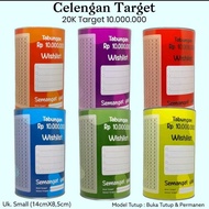 (BISA COD) CELENGAN TARGET SMALL MURAH 20K TARGET 10 JUTA. TABUNGAN ANAK-ANAK
