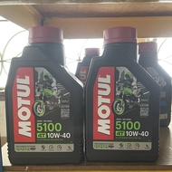MOTUL 4T ENGINE OIL 5100 10W40 10W-40 100% ORIGINAL MINYAK HITAM MOTUL 5100 10W40 SEMI SYNTHETIC 1L