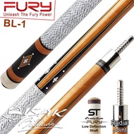 FURY BL-1 CUE - STE LOW DEFLECTION RADIAL BILLIARD STICK BILIAR STIK - LUX MN
