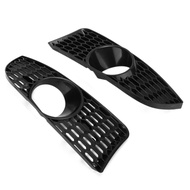 TMA~ 2pcs For M3 Style Front Bumper Fog Light Grille Cover Accessory Replacement For E90 E92 E93