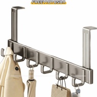 FREEYIO785BH Over Door Hook, Space-Saving Rust-proof Door Hanger, Universal Heavy Duty No Drill Coat