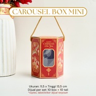 [10 SET] Carousel Box Jar Chinese New Year 300-750 CNY Gong Xi Fa Cai Carrying Box Jar Cookies Hampe