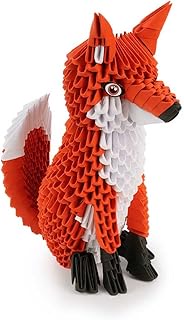 Origami 3D 501843-3D Origami Fox - Beautiful 3D Paper Sculpture with Patented Components and Compreh
