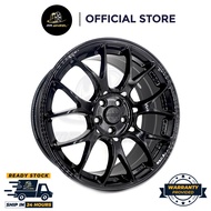 New Sport Rim RAYS ITARU 020 17x8 5x100 5H112-114.3 ET35 ET38 17 inch Gloss Black / Bronze Mr Wheel