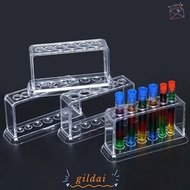 GILDAI Test Tube Holder,  6 Holes Test Tube Rack, Plastic Burette Support