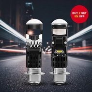 1 piece P15D H6M LED Mini Projector Motorcycle Headlight Bulb Aluminum DC12-24V Fog Light  1 Keping 