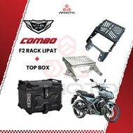 F2 Moto Y16 RACK LIPAT + F2-Moto TOP BOX SET