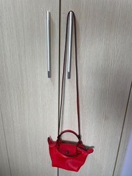 Longchamp mini red bag