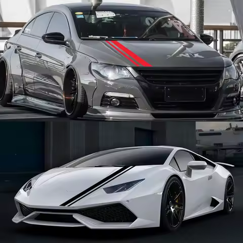 Creatively Design Car Hood Vinyl Stickers Trim Decoration Automobile Accessories For Audi A3 8V 8P A