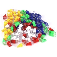100Pcs T10 158 194 168 Car LED Light Bulb Multi-Color Interior Dome Map License Plate Light Lamp Rep