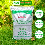 Đất Hữu Cơ LAVAMIX 65dm (~3Kg) Dùng Cho Rau Sạch Và Hoa H2T FARM