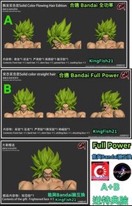 Shf龍珠超 全功率 GM布洛尼 Full Power 布洛尼 頭雕配件包 GM工作室