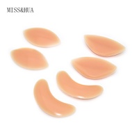 Silicone insert embedded chest pad invisible bra crescent insert sharp corner insert U-shaped increa