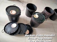 ember hitam 5kg plastik pail plastik ember 5liter hitam ember cat 5kg tanpa tutup