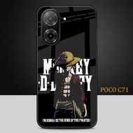 HP Glitter Glass Phone Case For POCO C71 - POCO C71 Phone Case - K56