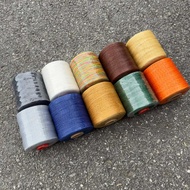 1mm 400g Waxed Thread Flat Benang Lilin Jahit Tapak Kasut Handmade Leathercraft Sulam Tepi