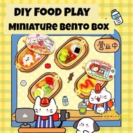 DIY Miniature Bento Box Toy - Food Craft Activity for Kids Keychain