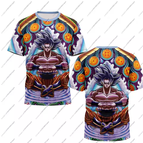 Kids Male Sportswear Tee Top Vest Gift Men Gym Fitness Trippy Astral Vegeta Goku Gift Hot Dragon Bal
