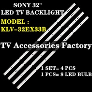KLV-32EX33B SONY 32" LED TV BACKLIGHT (LAMPU TV) SONY 32 INCH LED TV BACKLIGHT KLV-32EX33 KLV32EX33B