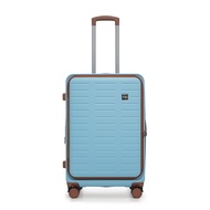 HQ LUGGAGE กระเป๋าเดินทาง ABS เปิดด้านหน้า 4 ล้อคู่ 360 ํ รุ่น 8877 ฟ้า 20 นิ้ว