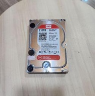 【免運】紅燈 不良品 WD 2TB 紅標 3.5吋 電腦硬碟 故障 報帳