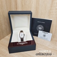 Longines浪琴 藍鋼針Elegant優雅系列酒桶型自動機械錶