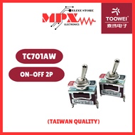 Toowei TC701 Series SPDT DPDT 2p/3p toggle switch On-Off/ On-Off-On/ On-On toggle switch / Spring ba
