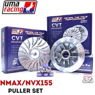 UMA RACING RACING PULLEY DRIVE FACE V2 FOR YAMAHA NVX NVX155 NMAX NMAX155 COMBO SET WITH CVT ROLLER