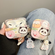 Cute Panda AirPods Pro 2 Case, Soft AirPods 1/2 Case, Animal AirPods 3 Case