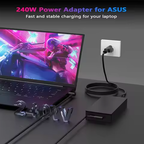 240W Laptop Charger for ASUS TUF A15 A16 A17 F15 F16 F17 Dash F15 ROG Strix G15 G16 G17 Zephyrus G14