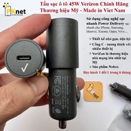 Genuine Verizon 45W charger, car charger, fast charger for iPhone, Samsung,... Type C Port,