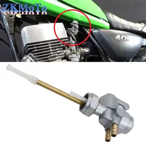 M22 Motorcycle Gas Petrol Fuel Tank Switch Tap Valve Petcock For Kawasaki 250SS 350SS 400SS KH250 KH