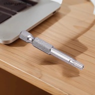 chitengyefine 7 Pcs 5 Point Torx Screwdriver Bits 50mm S2 Magnetic Star Screw Driver 1/4" Hex Shank 