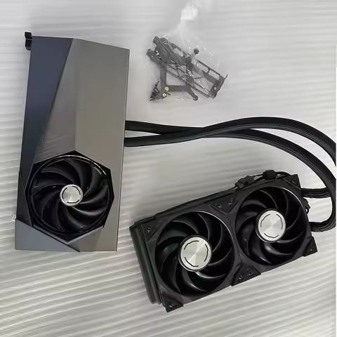 Original Used For MSI RTX4090 SUPRIM LIQUID Graphic Card Water-cooling Heatsink Cooling Fan or Bad P