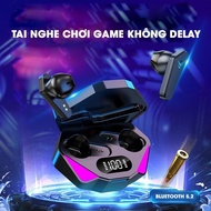 Tai Nghe Chơi Game X15 Pro Tai Nghe HIFI Bluetooth 5.2 9D Chống Nước TWS X15 - X15PRO Độ Trễ Thấp Có