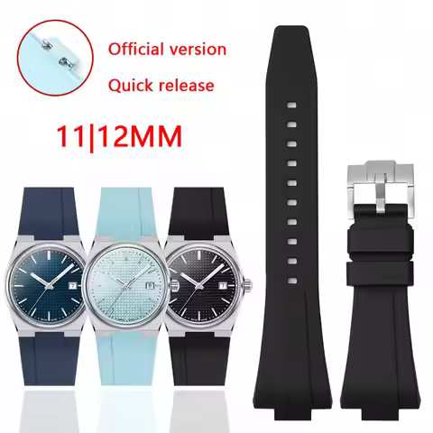 Silicone Strap For Tissot PRX 35MM/40MM Series Men Women Casual Fashion Replacement Rubber Strap + Q