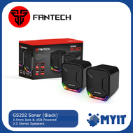 Fantech GS202 Sonar Gaming Speaker 2.0 with Lighting Effect 3.5mm Jack and USB Powered