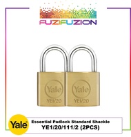 Yale YE1/20/111/2 Essential Series Padlock 20mm (2 Piece Pack)