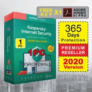 Kaspersky Internet Security 2020(KIS)(1pc) (Free adobe acrobat xi pro x1)