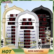 Miette 4008pro Mosque Digital Azan Wall Clock Remote Control Alarm Clock Ramadan Eid Gifts For Home Office (eu Plug)