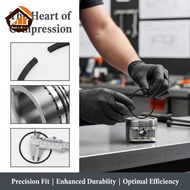 CheeseArrow 6H252352 46H2 S6H202 64HE 4NCpressor Piston Ring Set for 4 and 6 Cylinder Refrigeration 