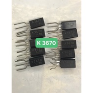 Set of 10 transistors K 3670 to92