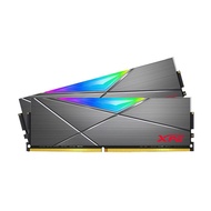 16GB (8GBx2) DDR4 3200MHz RAM (หน่วยความจำ) ADATA SPECTRIX DT50 (AX4U32008G16A-DT50 RGB) BLACK // แรมสำหรับคอมพิวเตอร์ PC