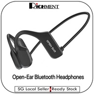 Bone Conduction Open Ear Headphones Wireless Bluetooth Built-in Mic Wireless Earphone Headphones Sweatproof Running Yoga