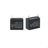 CBB61 Fan air conditioner insert Startup capacitor 1UF-15UF 450V 500V Two insert pins 4.8MM