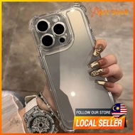 Shockproof Transparent Case For iPhone 16 15 14 13 12 11 Pro Max X Xs XR Max 7 8 Plus Bumper Cases C