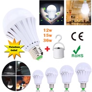 HOMIEE Smart Led Lamp Bulb E27 Emergency Light 220v Rechargeable Battery Pelita Lampu Mentol Bulb