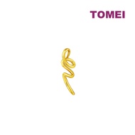 TOMEI Anastasia Curving Pendant, Yellow Gold 916