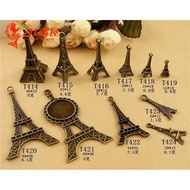 Factory Direct Sale Jewelry Pendant Accessories Factory Wholesale Alloy Eiffel Tower Jewelry DIY 80R